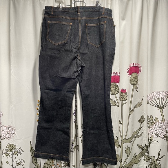 Silhouettes EUC Super Dark Blue/Black Denim Jeans ๐ Size 20WA - Bootcut - Picture 5 of 10